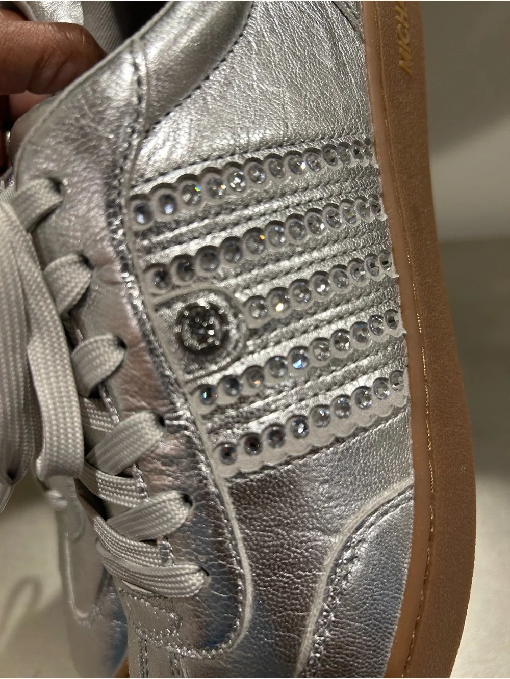 Michael Kors shiny metallic